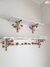 Estante perchero 0.90X0.20 Shabby Oro - Reino Lejano