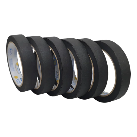 FITA CREPE PRETA - 18MM X 30M