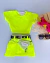 Conjunto neon de saia cargo e blusa - Estilosa Kids / Loja Online Moda Infantil