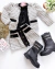 Imagem do Conjunto de saia e casaco tweed preto e branco Manuela