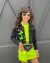 Conjunto neon de saia cargo e blusa - comprar online