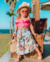 Conjunto beija flor saia e cropped (cores) - comprar online