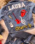 Jaqueta jeans personalizada rock
