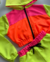 Imagem do Conjunto de short e bomber neon tricolor Laura