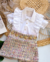 Camisa cropped babados curta - comprar online