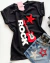 Camiseta ROCK preta - comprar online