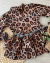 Vestido oncinha babados - loja online