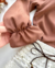 Conjunto de saia babadinhos e blusa marrom Bianca - loja online
