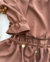 Vestido marrom Alana - Estilosa Kids / Loja Online Moda Infantil