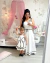 Imagem do Vestido branco com detalhes pretos Isabela