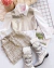 Conjunto de saia franja e cropped prata com camisa branca - comprar online