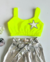Cropped com estrela (opção de cor) - comprar online