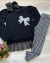 Conjunto de calça legue pied poule e blusão laço molicotton - comprar online