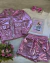 Conjunto de short saia rosa metalizado e blusa little things (com ou sem jaqueta) - comprar online