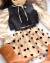 Conjunto de saia tule coração , bata off e cropped courino - loja online
