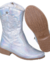 Bota country infantil prata metalizada - comprar online