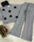 Conjunto de calça e moletom com laços pretos (opção de cor) - comprar online