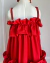 Vestido vermelho Amélie (acompanha laço de cabelo) - loja online