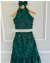 Imagem do Conjunto de saia e blusa verde Esmeralda