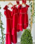 Kit vestido mãe e filha vermelho Lorena na internet