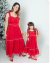 Kit vestido mãe e filha vermelho Lorena - loja online
