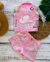 Conjunto de short e colete ROSA personalizado com franjas pratas boiadeira na internet
