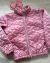 Bomber puffer estrela rosa brilhante