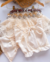 Conjunto de saia babados renda e ciganinha off white - comprar online