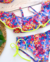 Conjunto de biquíni azul Ciganinha COM viseira - comprar online