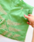 Conjunto de short e blusa peplum verde Flora - comprar online