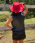 Conjunto de saia e colete franja courino preto - Estilosa Kids / Loja Online Moda Infantil