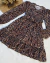 Vestido suede oncinha - comprar online