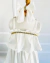 Vestido branco Amélie (acompanha laço de cabelo) - loja online
