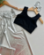 Conjunto de calça metalizada e cropped (opção de cor) - Estilosa Kids / Loja Online Moda Infantil