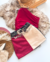Conjunto de saia bicolor e blusa um ombro marsala - comprar online