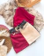 Conjunto de saia bicolor e blusa um ombro marsala - comprar online