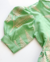 Conjunto de short e blusa manga bufante peplum verde Oliva - comprar online