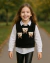 Colete preto de tricô com ursinhos (com ou sem camisa) - Estilosa Kids / Loja Online Moda Infantil