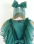 Vestido de tule verde Valentina (acompanha laço de cabelo) - loja online