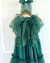 Imagem do Vestido de tule verde Valentina (acompanha laço de cabelo)