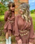 Vestido marrom Alana - comprar online
