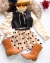 Conjunto de saia tule coração , bata off e cropped courino