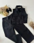 Conjunto de calça e colete preto Liz - Estilosa Kids / Loja Online Moda Infantil