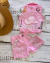 Conjunto de short e colete ROSA personalizado com franjas pratas boiadeira - comprar online