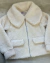 Casaco teddy off white