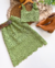 Conjunto de saia midi e cropped flores verde pistache - Estilosa Kids / Loja Online Moda Infantil