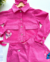 Conjunto de short e jaqueta rosa pink veludo STITCH na internet