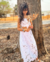 Imagem do Conjunto de saia midi e top flor branco richilieu Serena