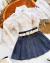 Saia jeans plissada - comprar online