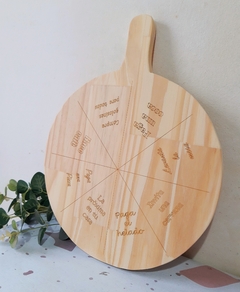 Tabla Pizzera Personalizada